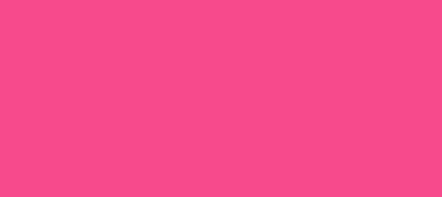 HEX color #F64A8A, Color name: French Rose, RGB(246,74,138 